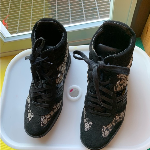 Coach Wedge Heel Sneakers - Picture 2 of 4